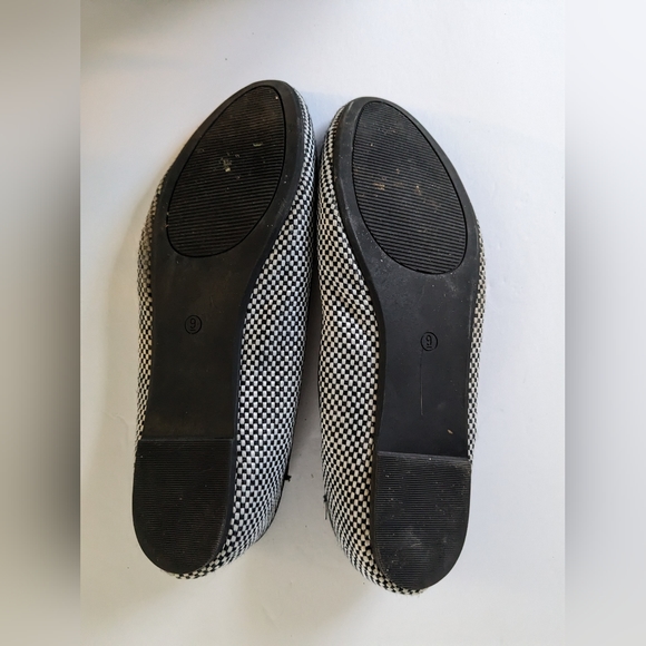 Black & White Tweed Medallion Slides - Sz 9 - Picture 5 of 5